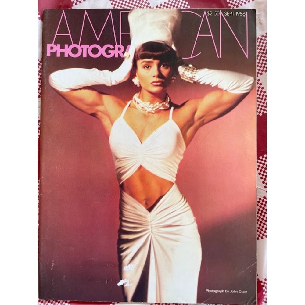 Vintage American Photographer Magazine Sept 1986 Gladys Portugues Cover 1980s